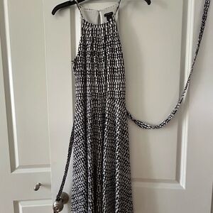 Ann Taylor Monochrome Geometric Dress
